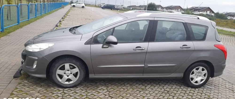 pomorskie Peugeot 308 cena 13500 przebieg: 223000, rok produkcji 2009 z Luboń